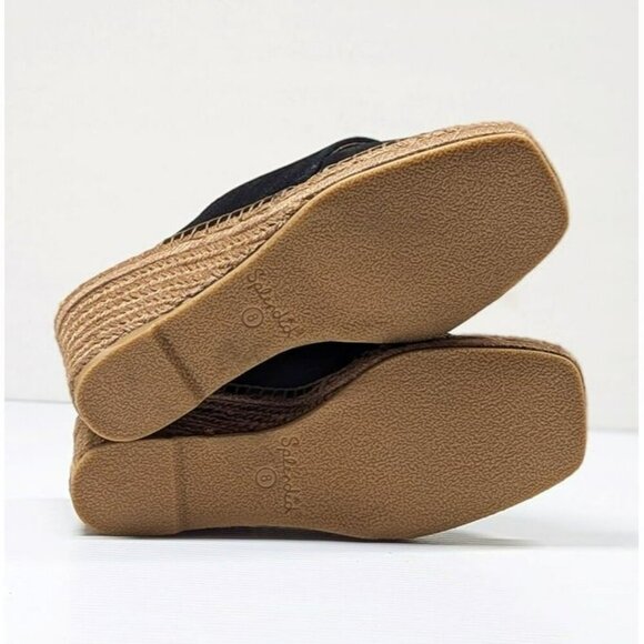 Splendid Women's Britt Square Toe Strap Espadrille Wedge Sandal Size 8 MSRP $150 - Picture 7 of 9